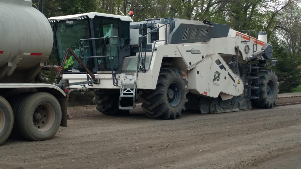 Becker Co MN Reclaimer and Water Truck