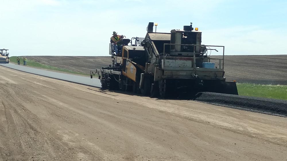 Becker Co Paving process