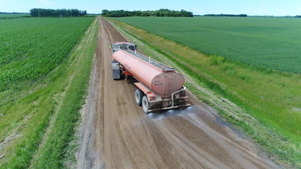 Gravel Road Blade Mix Method Water Truck Motorgarder Roller Wilkin Co